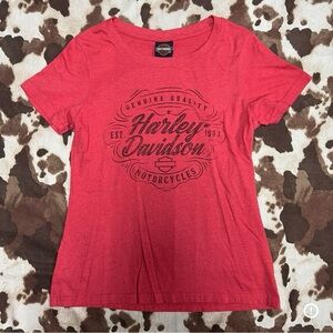 Harley-Davidson Red Logo Tee